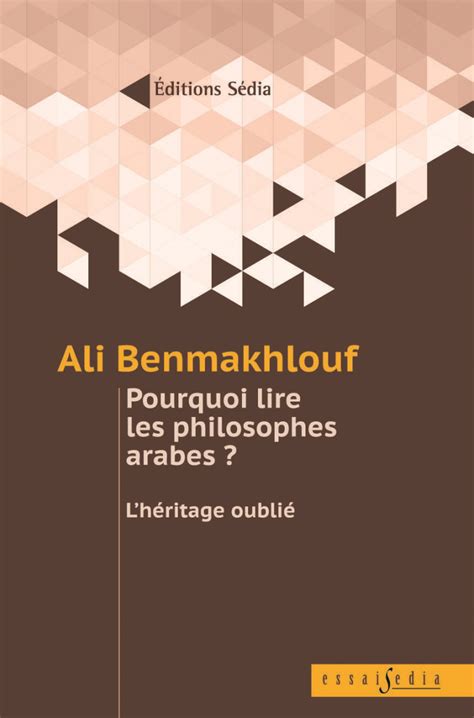 Read Online Pourquoi Lire Les Philosophes Arabes 