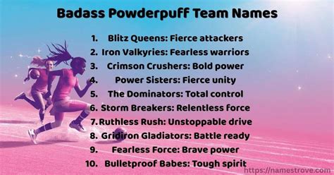 Powder Puff Names