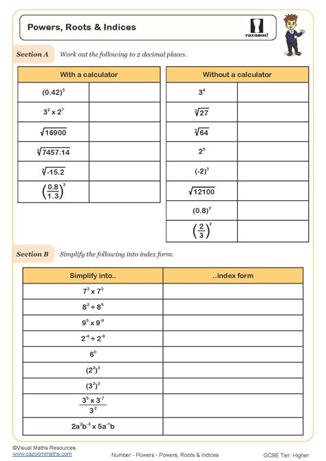 Power And Indices For Grade 6 Worksheets Kiddy Powers Worksheet Grade 6 - Powers Worksheet Grade 6