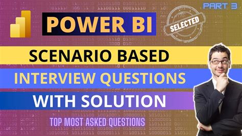 Power Bi Scenario Based Interview Questions And Answers