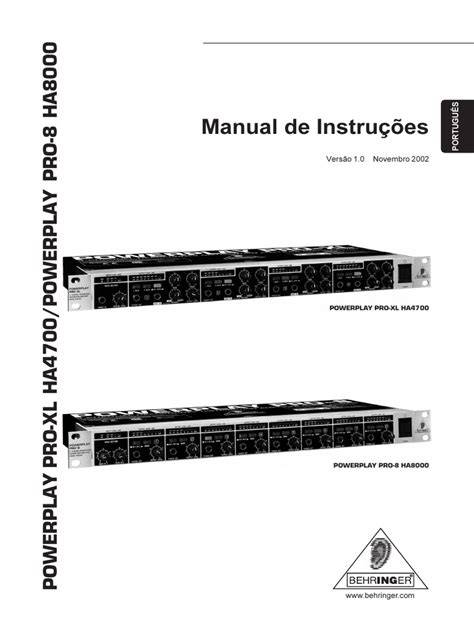 power play behringer manual pdf
