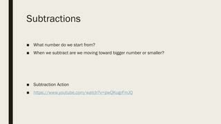 Power Point For Subtraction Without Regrouping