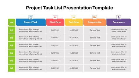 Power Point Template List