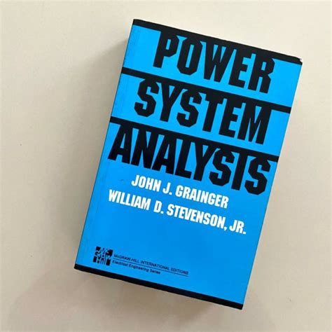 Power System Analysis John J Grainger William D Stevenson
