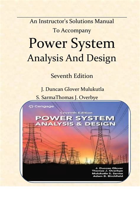 Power System Analysis Solution Manual