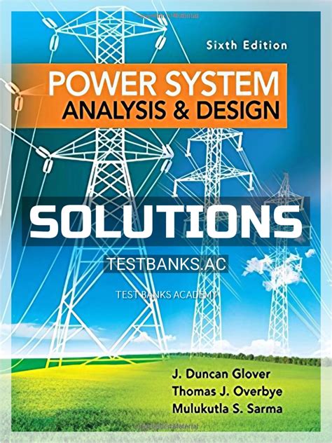Power System Analysis Solutions Manual Bergen