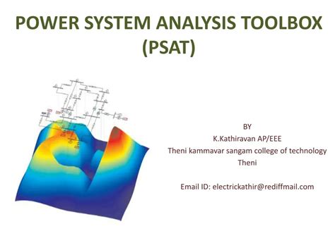 Power System Analysis Toolbox