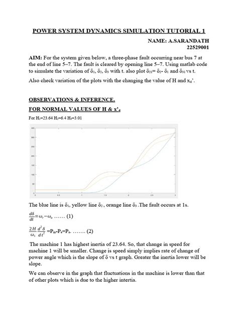Power System Dynamics Tutorial
