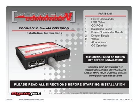 Full Download Power Commander Series Install Guide 