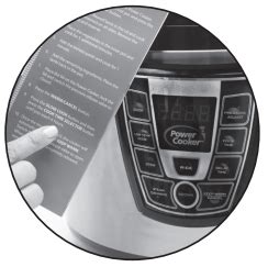 Read Online Power Cooker Quick Start Guide 