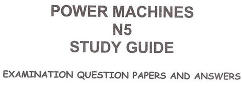 Full Download Power Machines N5 Question Papers And 