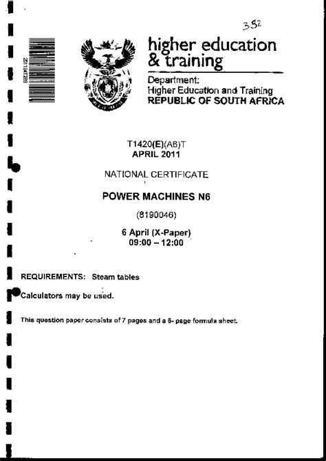 Download Power Machines N6 Question Papers And Memorandums 