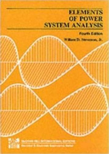 Full Download Power System Analysis By Stevenson Solution Manual 