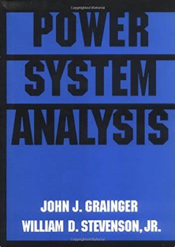 Full Download Power System Analysis By Stevenson Solution Manual 