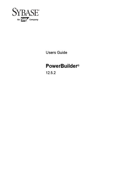 Full Download Powerbuilder 12 User Guide 