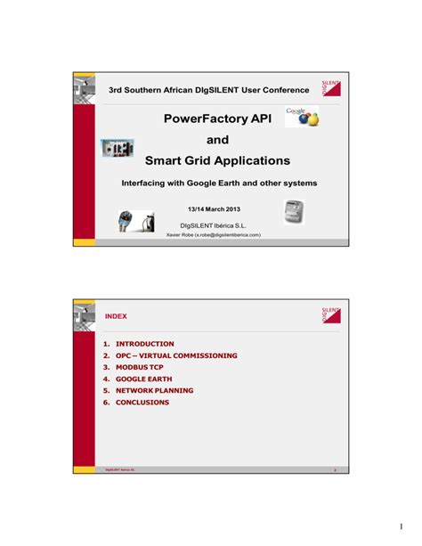 Powerfactory Api And Smart Grid Applications