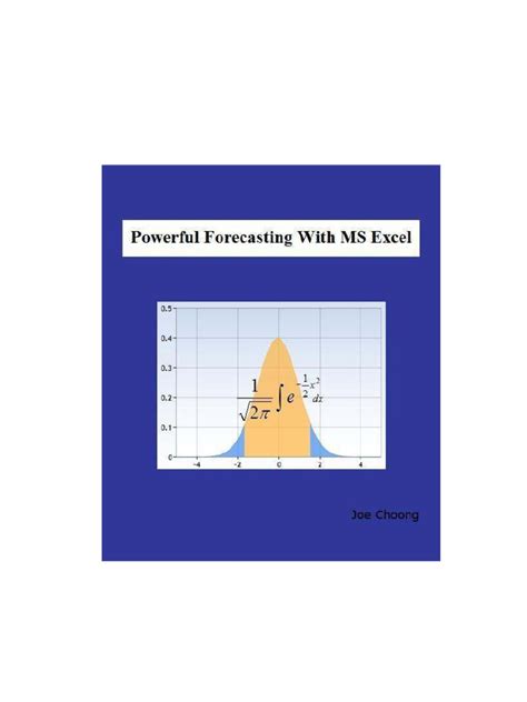 Read Online Powerful Forecasting With Ms Excel 
