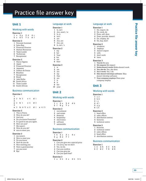 Powerpak Answer Key