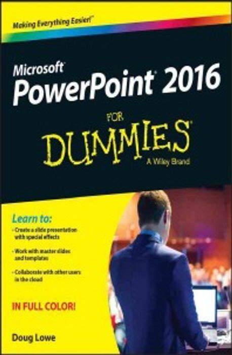 powerpoint 2016 for dummies