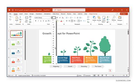 powerpoint format page number