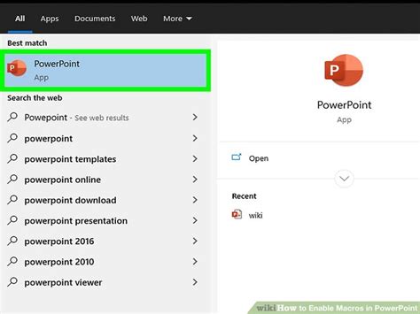 powerpoint macro enabled show