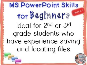Powerpoint Skills For Beginners Version 1 2nd Grade Powerpoint Lessons - 2nd Grade Powerpoint Lessons