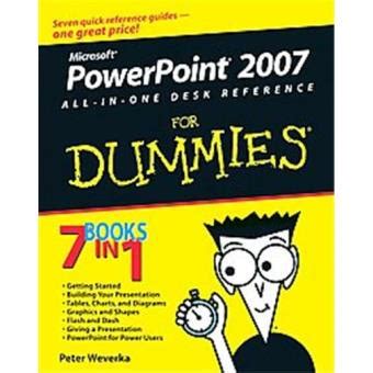 Read Powerpoint 2007 All In One Desk Reference For Dummies 