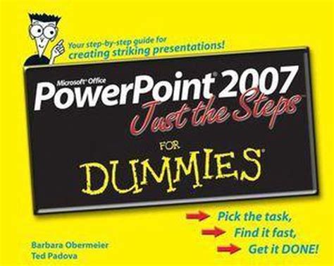 Read Powerpoint 2007 Just The Steps For Dummies 