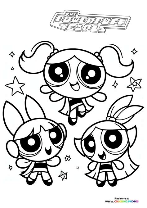 Powerpuff Coloring Sheets