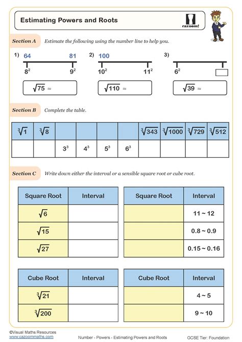 Powers And Roots Worksheets Cazoom Maths Worksheets Calculating Work And Power Worksheet - Calculating Work And Power Worksheet