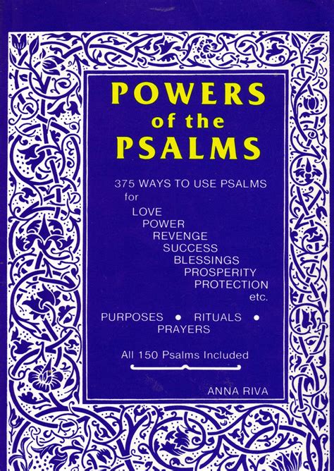 Full Download Powers Of The Psalms Occult Classics 