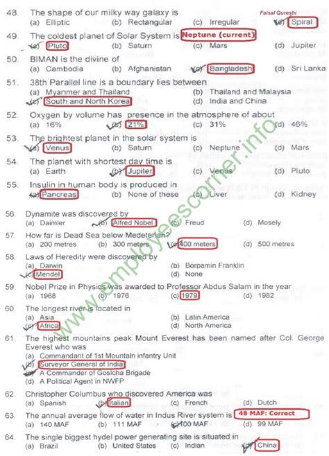 Ppsc Solved Mcqs Sample Paper Of Headmaster Scribd