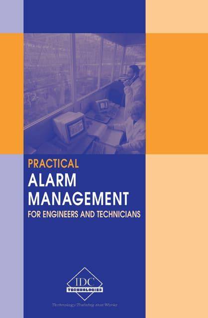 practical alarm management for engineers and technicians