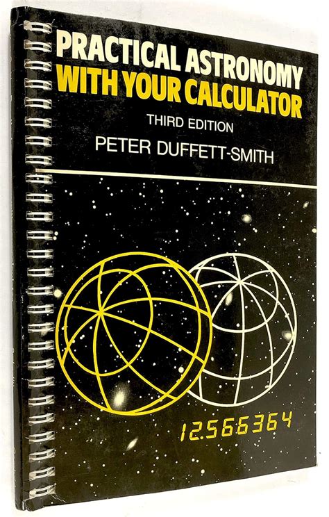 practical astronomy with your calculator or spreadsheet