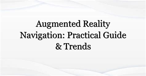 Practical Augmented Reality A Guide To The Technologies Applications And Human Factors For Ar And Vr Usability