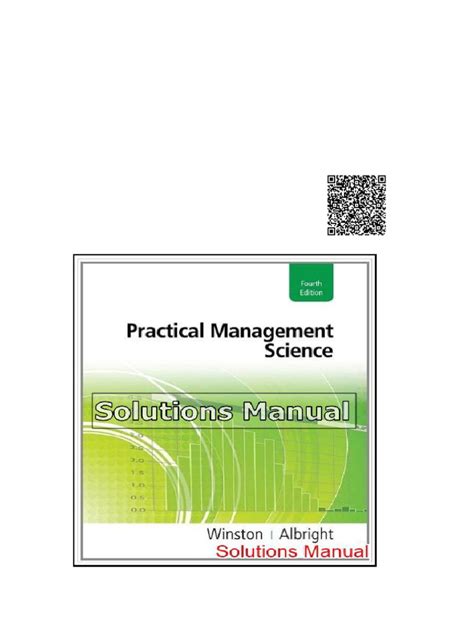 Practical Management Science Case Solutions Manual