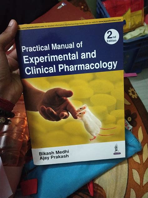 practical manual of experimental and clinical pharmacology