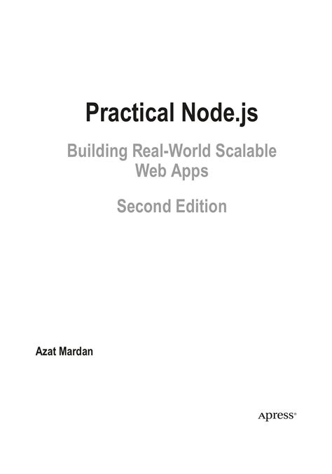 Practical Node Js Building Real World Scalable Web Apps