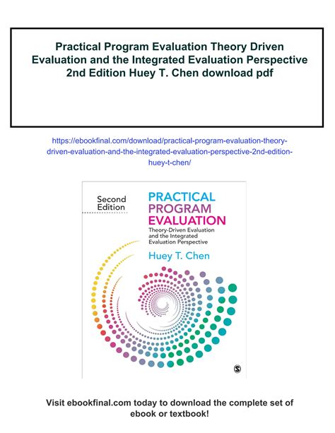 Practical Program Evaluation Chen Wordpress Com