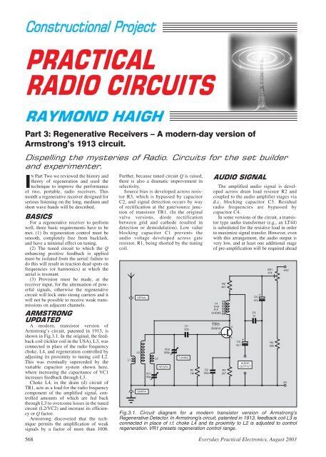 Practical Radio Circuits Pdf Everyday Practical Electronics