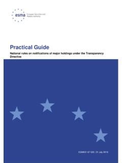 Read Online Practical Guide Esma 