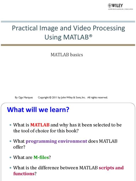 Full Download Practical Image And Video Processing Using Matlab 