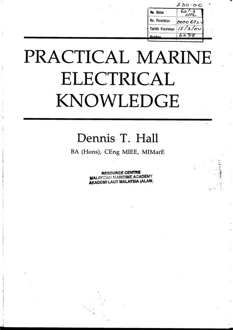 Read Practical Marine Electrical Knowledge 2Nd Edition Macian 