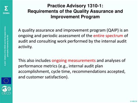 Practice Advisory 1300 1 Quality Assurance And