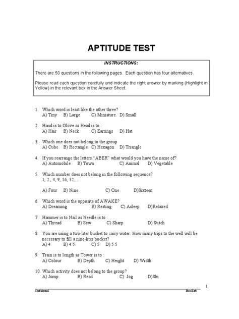 practice aptitude test for heavy equipment operator