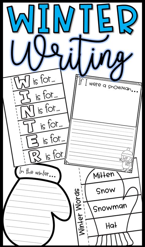 Practice Descriptions With Winter Writing Activities Winter Descriptive Writing - Winter Descriptive Writing