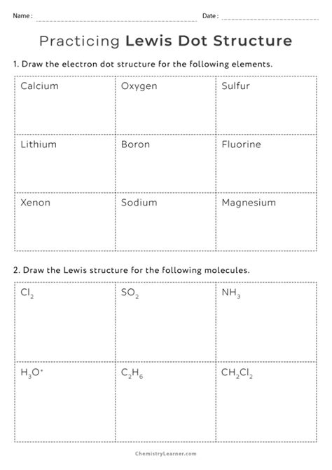 Practice Lewis Structures