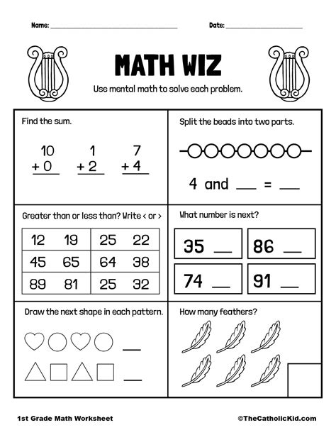 Practice Maths Skills In First Grade Maths9 Com The First Grade - The First Grade