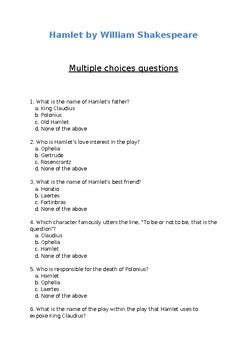 Practice Multiple Choice Questions Hamlet Answers