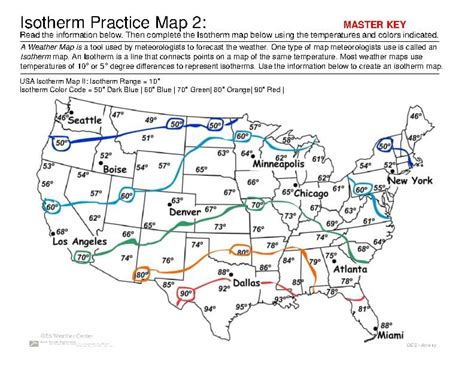Practice On Isotherm Maps